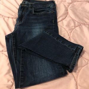 Banana republic medium wash skinny jeans